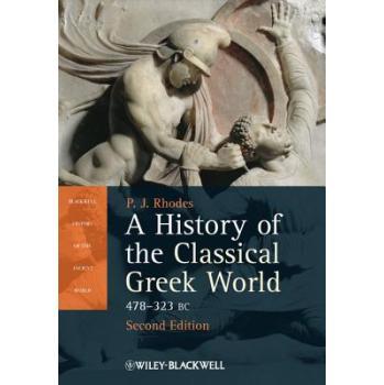 【预售】A History of the Classical Greek World: 478 - 323 BC