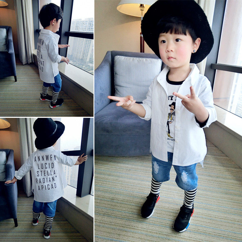 Chemise garcon à manche longue - Ref 2077073 Image 1