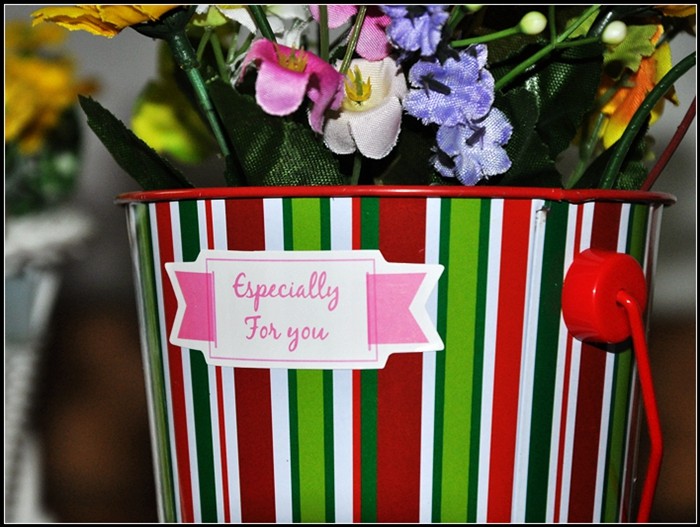 粉色especially for you旗帜形封口贴 礼品包装装饰贴纸约1000枚