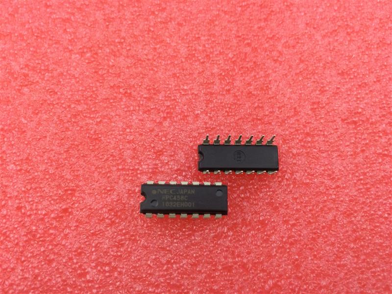 UPC458C   厂家：NEC 封装：DIP14 全新原装   可直拍。
