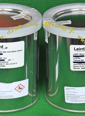 Laird TGREASE 880 导热胶 灰白色 硅脂 1公斤原装 量大可议价