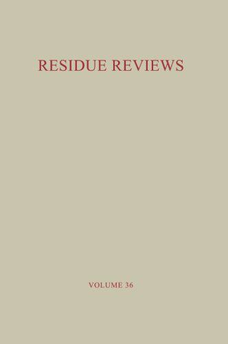 【预订】Residue Reviews / Ruckstands-Bericht...