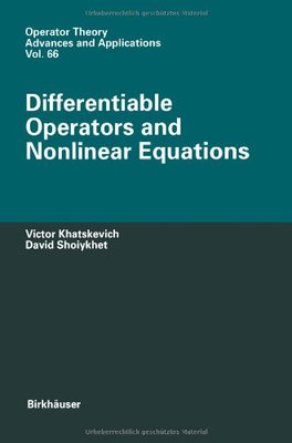 【预售】Differentiable Operators and Nonlinear Equations
