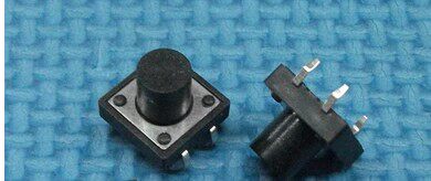 铜脚 全新轻触开关 微动开关 按键 进口弹片 12x12x8mm 12*12*8MM