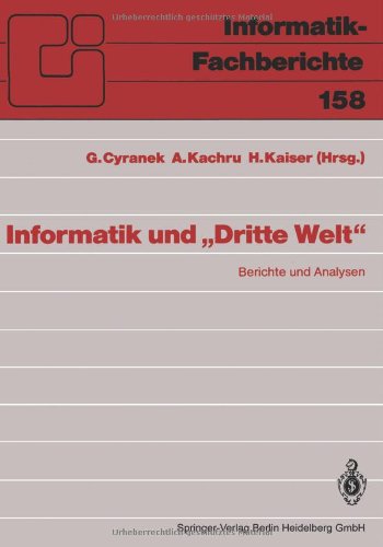 【预订】Informatik Und Dritte Welt: Berichte...