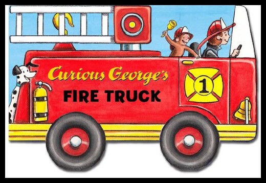 【预售】Curious George's Fire Truck (Mini Movers Shaped B