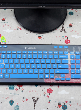 升派 罗技 MK365 K360 台式机键盘保护膜 无线笔记本彩色膜贴罩套