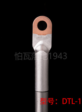 华一牌 DTL堵油式铜铝接头 DTL-120MM2 铜铝鼻  铜铝接线端子
