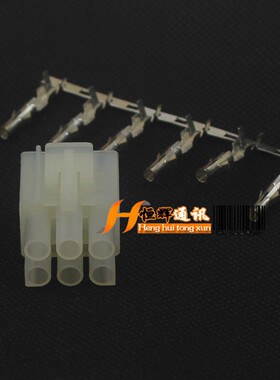 适用于YAESU短波电台FT-857D FT-897D电源线IC725 电源线6针插头