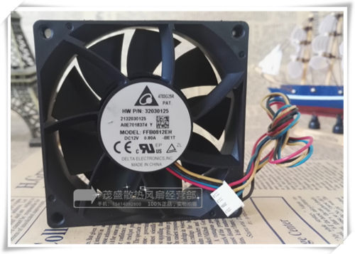 原装台达8厘米 8025大风量温控散热风扇 FFB0812EH DC12V 0.80A