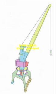 【新翔模型】海港 港口码头 建筑 集装箱码头 吊车 吊机 塔吊模型