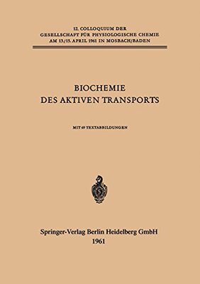 【预订】Biochemie Des Aktiven Transports