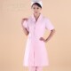 医生白大褂口腔药房工作服粉HSX 新款 短袖 护士服夏装 061 修身