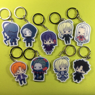 绮丽屋动漫周边FATE ZERO西装SABER卫宫切嗣手机背包挂件满百包邮