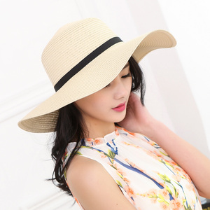 草帽女夏天防晒太阳帽