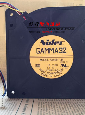 NIDEC12032鼓风机12V 1.1A GAMMA32 A35451-34思科交换机散热风扇