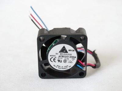 DELTA 台达 12V0.12A 2.5CM 2510 滚珠轴承散热风扇 AFB02512HHA