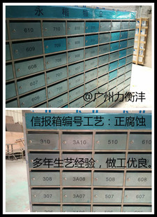 洋房信报箱金属信件箱别墅邮政投递箱杂志报刊柜储物架设计广东广