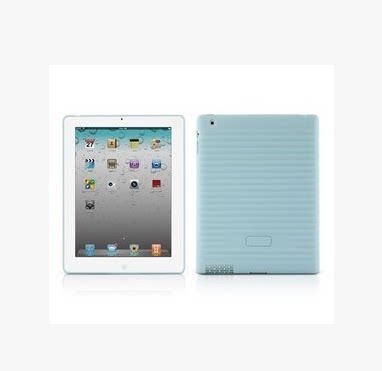 果铺bone适用于苹果iPad2/3/4 iPad Wave 2保护套/壳硅胶软外套