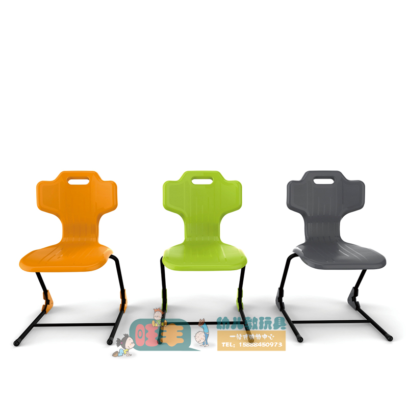育才品牌 幼儿园塑料椅子宝宝儿童靠背椅学习椅太空椅会议椅030