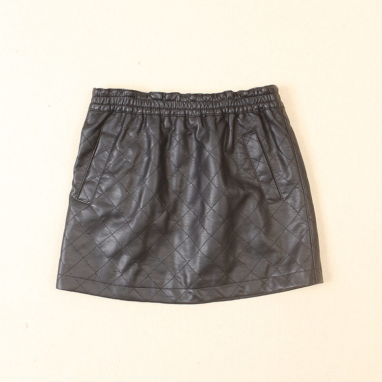 Jupe fillette en cuir - Ref 2052034 Image 1
