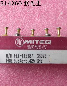 MITEQ FLT-112387-38978 5.845-6.425GHz SMA RF 同轴带通滤波器