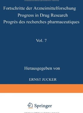 【预售】Fortschritte Der Arzneimittelforschung / Progr...