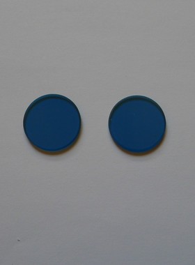 QB23  滤光片 青蓝色玻璃 可见吸收滤光片 QB23  Φ6mm
