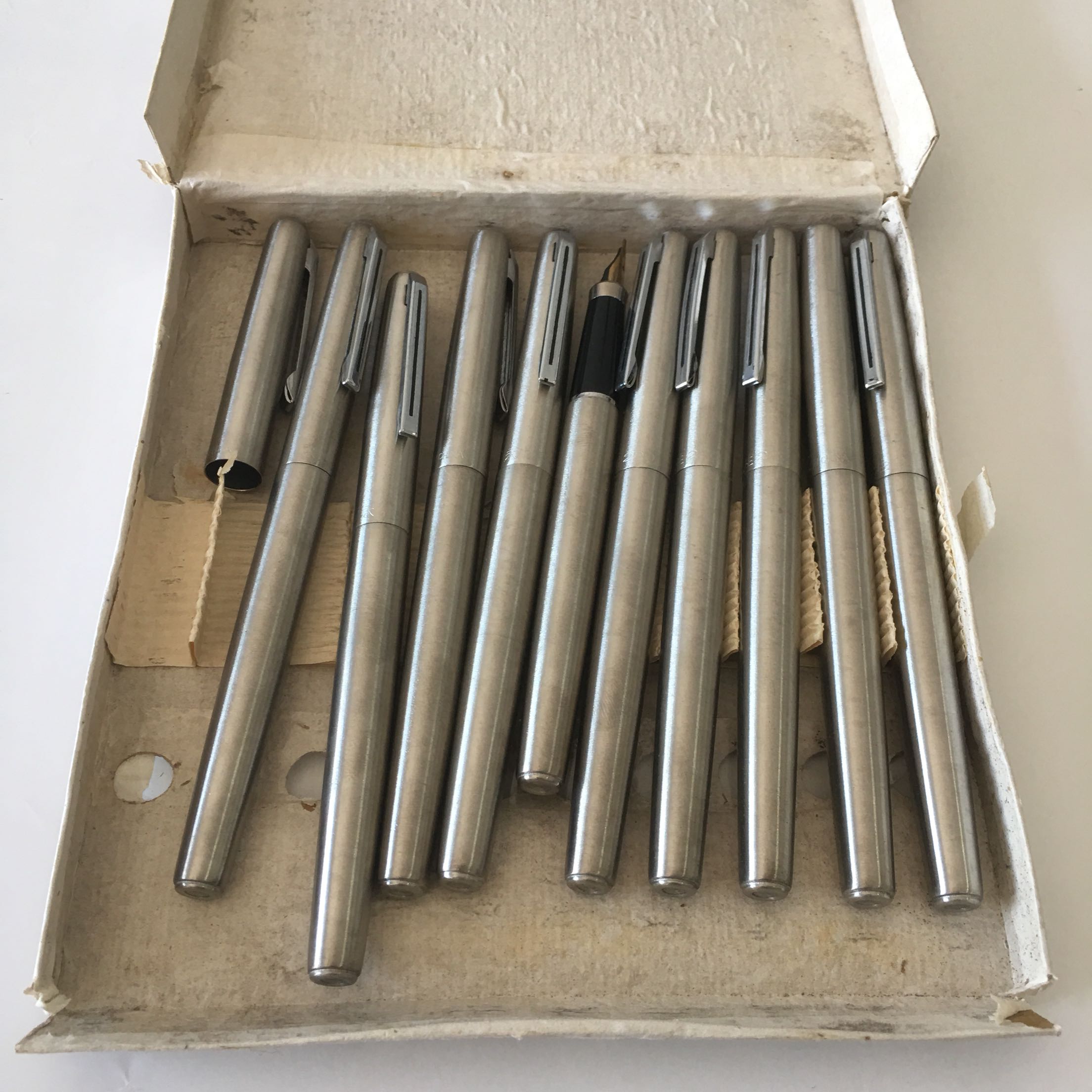 全钢杆书写钢笔永生220上海