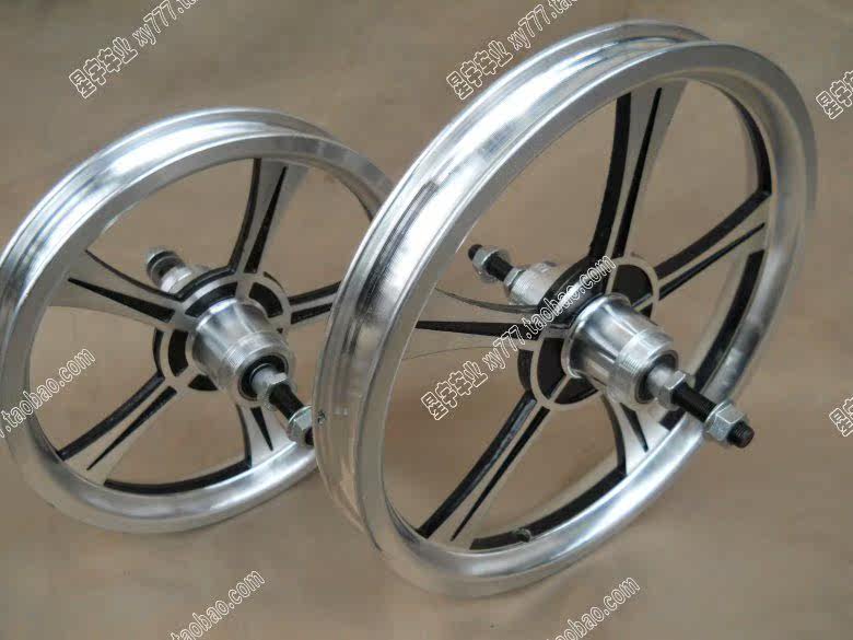 Roues de vélo cyclisme sur route 14 pouces - Ref 2380161 Image 1