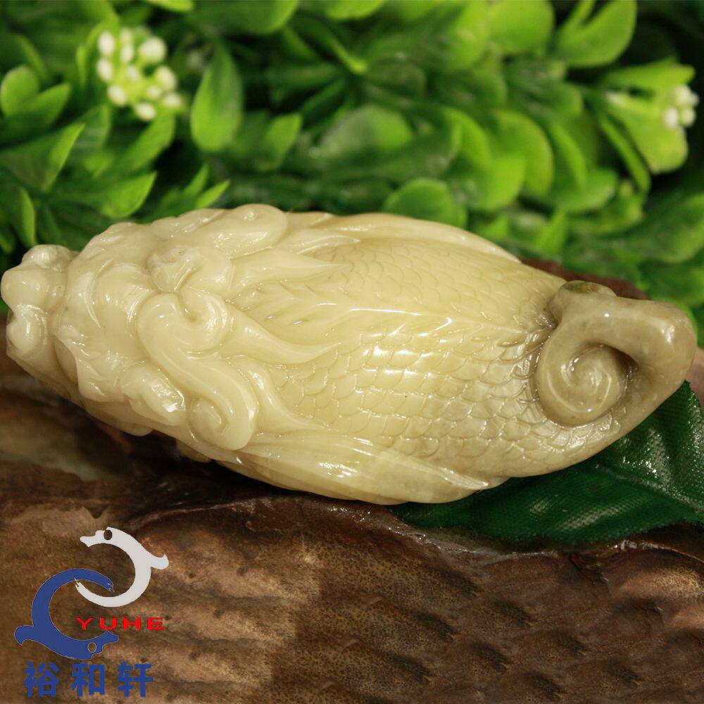寿山石手件批 国石真品芙蓉冻石 傲龙手把件矿主直销【裕和轩】