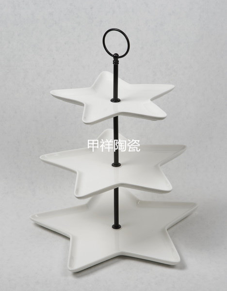 婚庆聚会欧式陶瓷点心盘