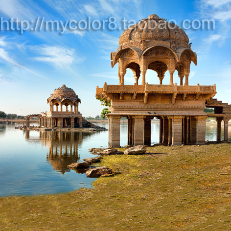 mycolor8 婚纱 影楼摄影背景 欧式  建筑  素材图片大图14-805