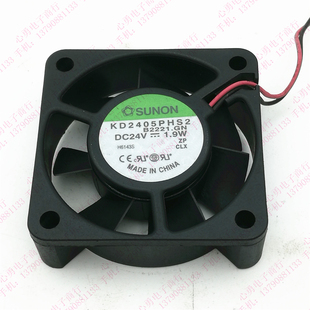 SUNON 5cm 24V 1.9W KD2405PHS2 变频器 原装 2线散热风扇 5015