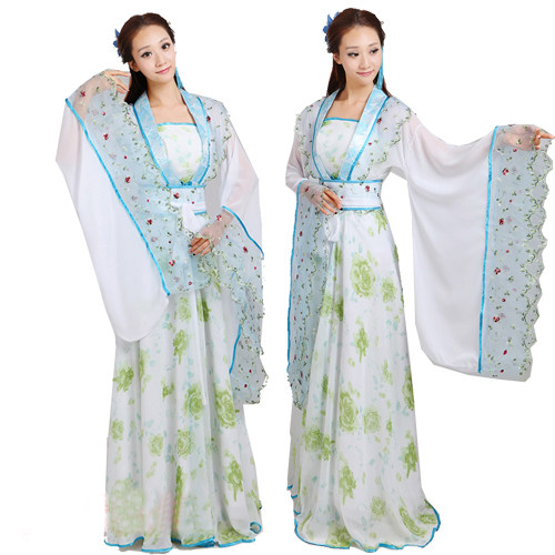 古装服装飘逸仙女影楼写真七仙女襦裙唐朝公主贵妃古典汉服演出服