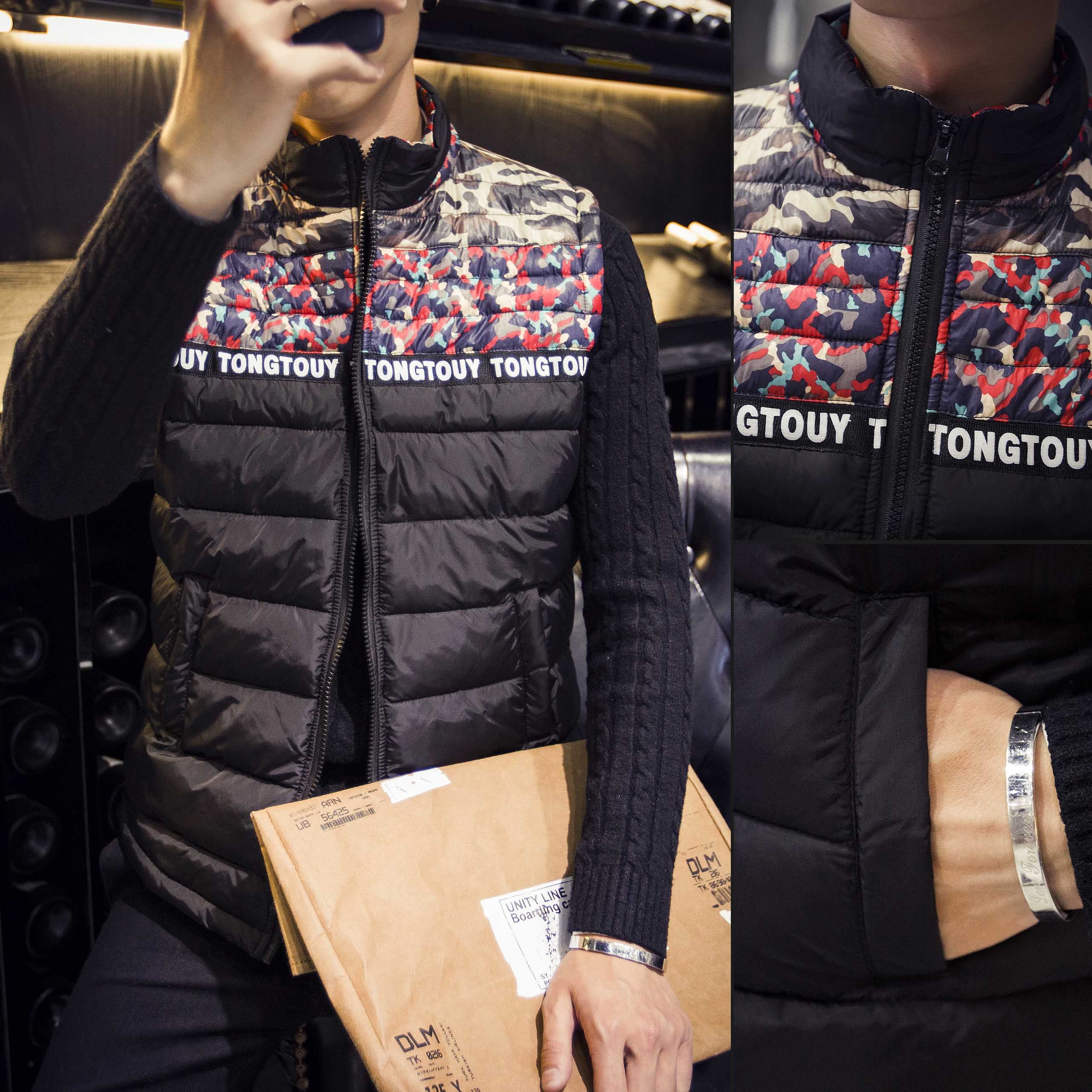 Débardeur homme Cotton vest pour hiver - Ref 1586002 Image 1