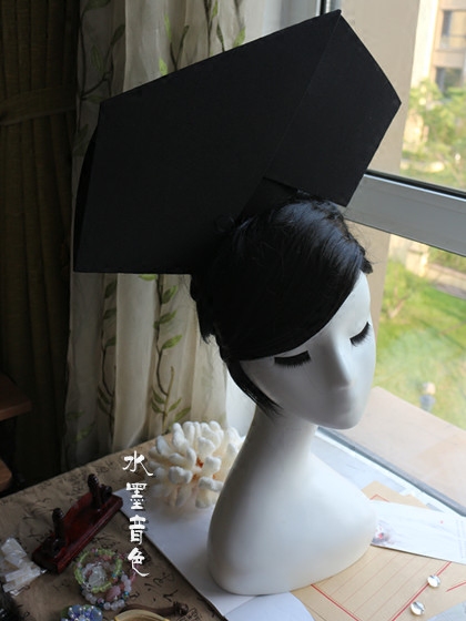 水墨音色 diy甄嬛传旗头 20*42cm清宫大拉翅/或材料包 有教程