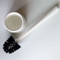 Ikea Bormon Toilet brush set, bathroom toilet cleaning brush, toilet cleaning brush with seat thumbnail 7