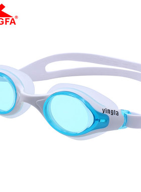 正品 英发新款 一体式 防水防雾防紫外线休闲泳镜透镜Y686AF