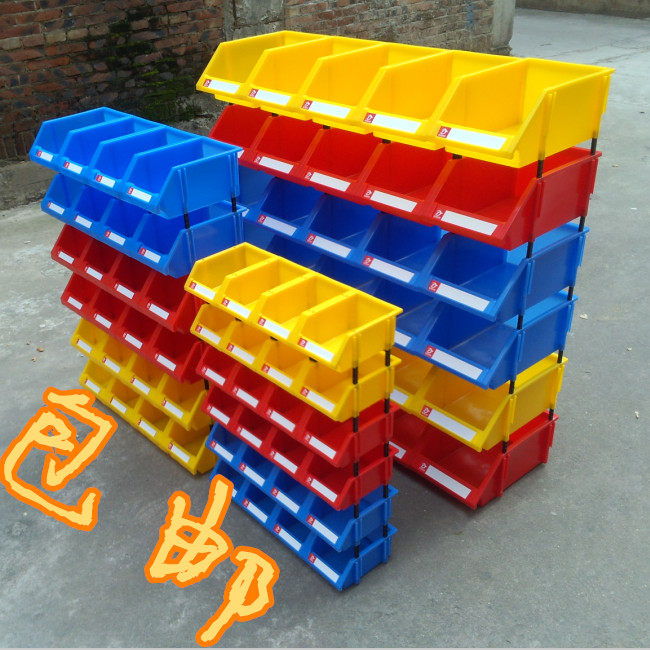 富恒升塑料零件盒物料盒组立盒螺丝斜口塑料货架胶盒X1X2X3X4X5X6