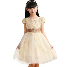 Robe enfant en mousseline de soie - Ref 2047813 Image 8