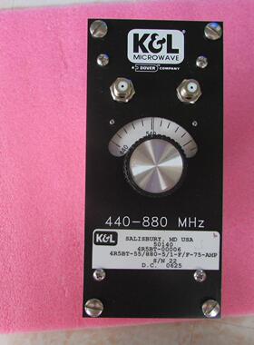 美国k&L 5BT-00296 440-880MHz 75欧姆 F头 CATV 可调带通滤波器