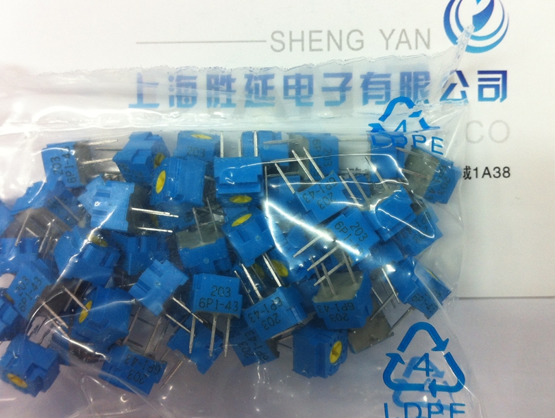 进口原装日本TOCOS精密可调电位器GF063P1- 203 503 20k 50k阻值