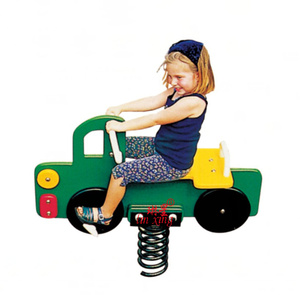 新款新款高档儿童卡通动物造型摇马幼儿园公园小区PV摇马儿童弹簧