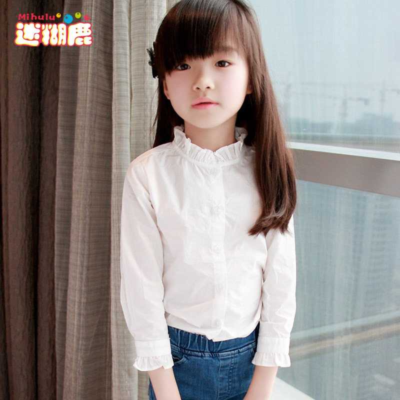 Chemise fille à manche longue - Ref 2085195 Image 1