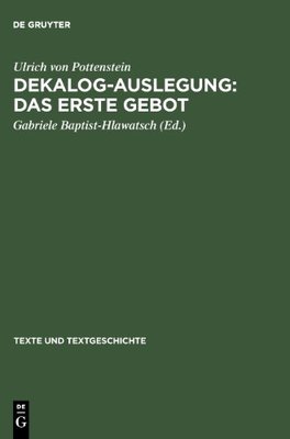 【预售】Dekalog-Auslegung: Das Erste Gebot
