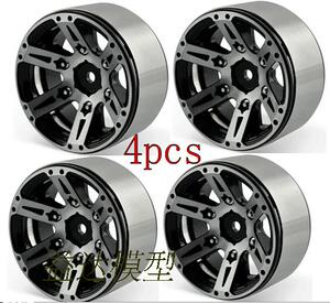 1.9金属轮毂 加配重锁胎1/1x0 1.9寸攀爬轮胎D90 SCX10 CC01,RC4W