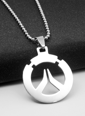 游戏项链不锈钢圆珠男女守望先锋