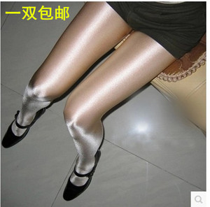 新款欧美夜店酒吧DJ女歌手ds演出服爵士油亮反光弹力连裤袜舞台装