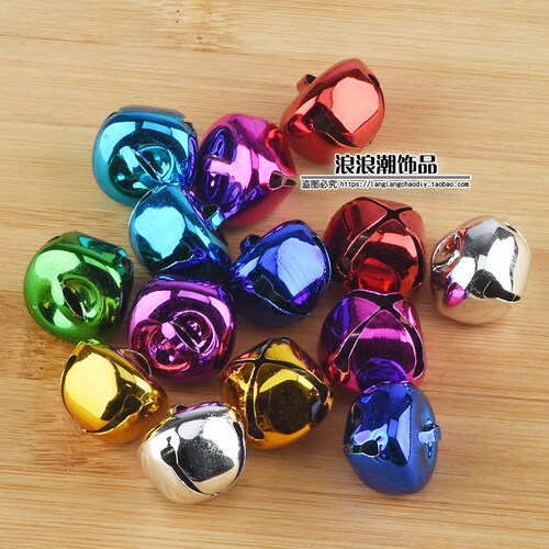 20mm金色电镀铃铛圣诞diy配件